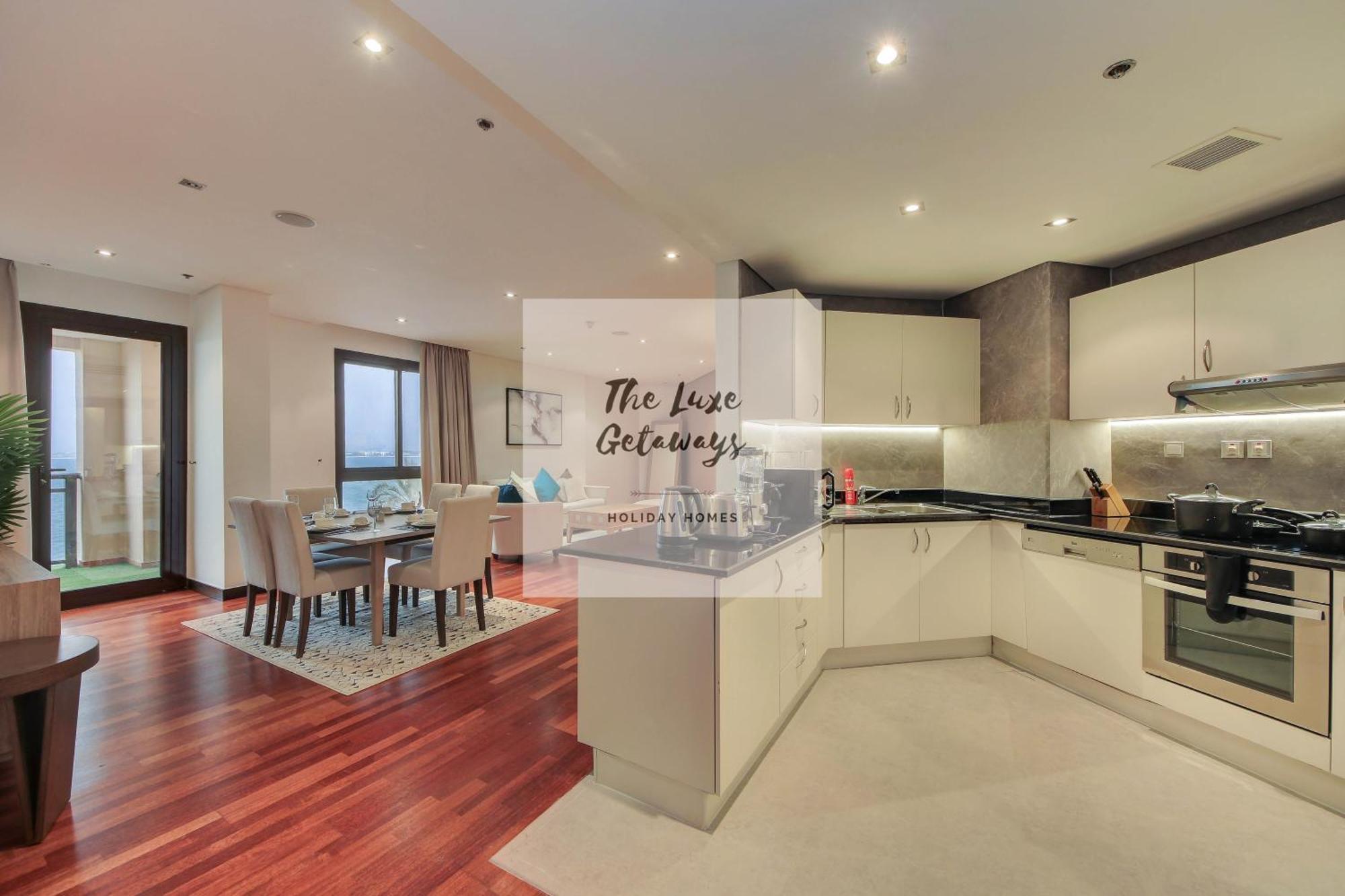 Luxe Getaways Royal Amwaj Palm Jumeirah Resort Apartment Holiday Home Dubai Exterior foto