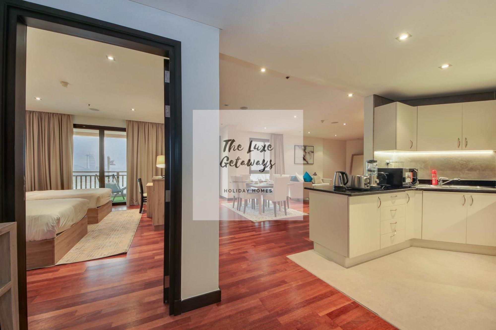 Luxe Getaways Royal Amwaj Palm Jumeirah Resort Apartment Holiday Home Dubai Exterior foto