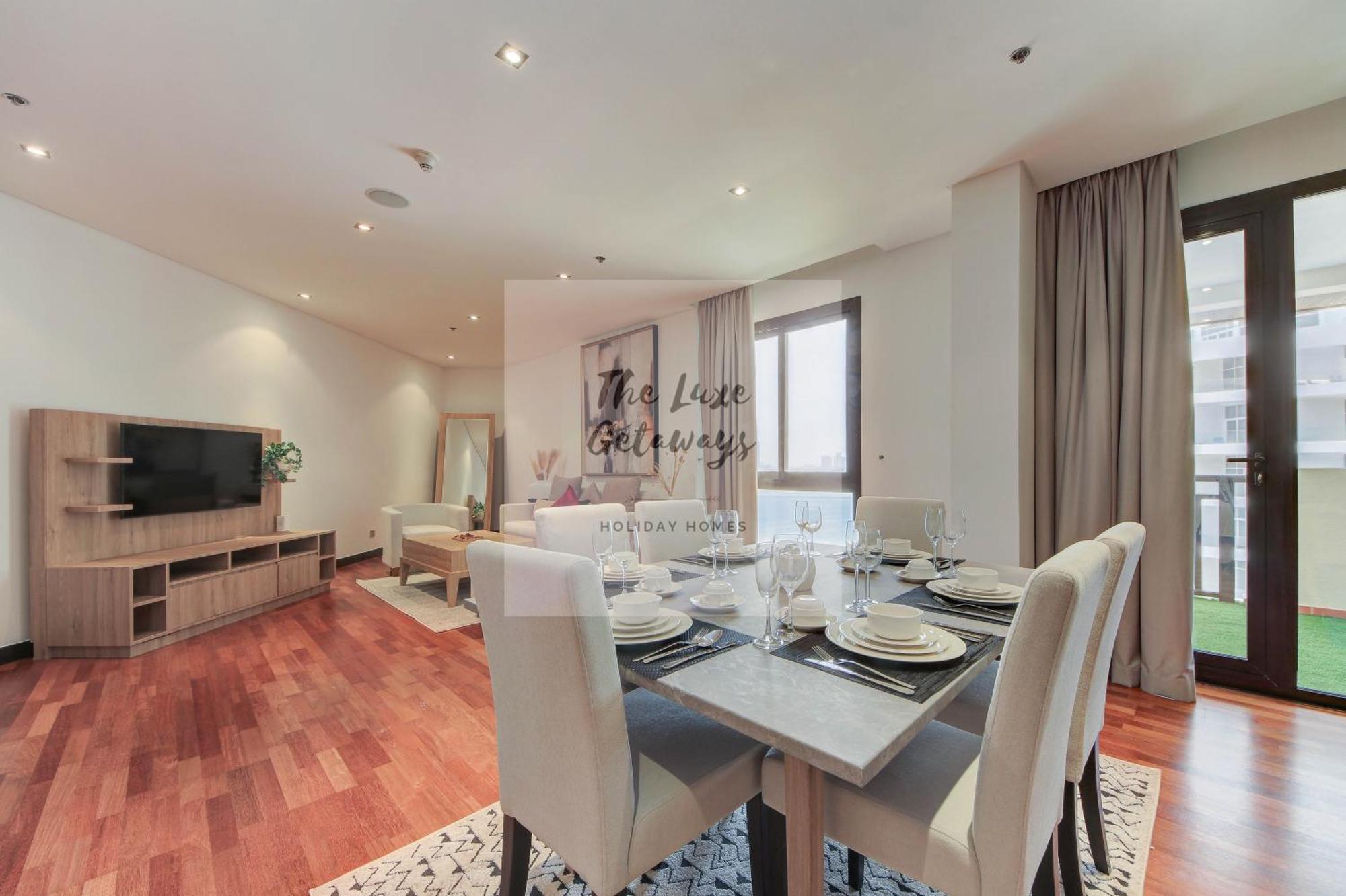 Luxe Getaways Royal Amwaj Palm Jumeirah Resort Apartment Holiday Home Dubai Exterior foto