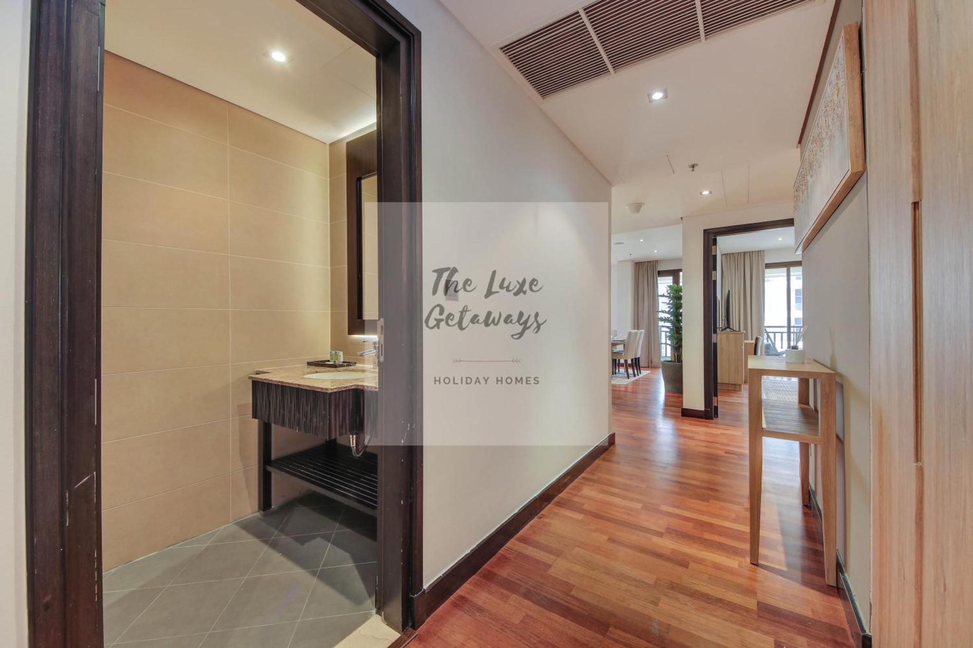 Luxe Getaways Royal Amwaj Palm Jumeirah Resort Apartment Holiday Home Dubai Exterior foto